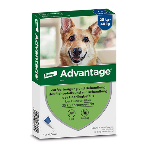 ADVANTAGE 400 Lösung Pipetten f.Hunde ab 25 kg