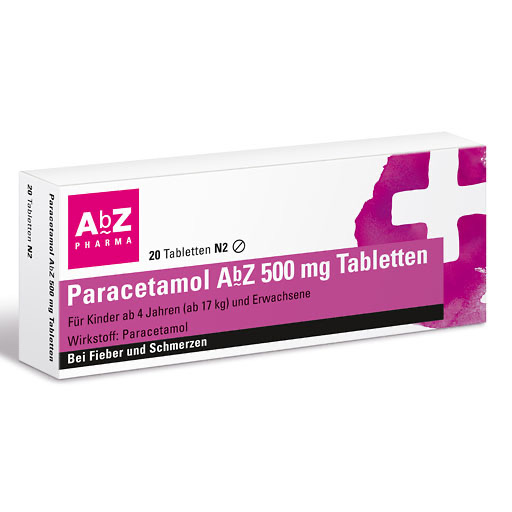 PARACETAMOL AbZ 500 mg Tabletten