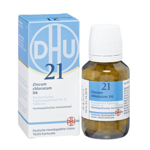 BIOCHEMIE DHU 21 Zincum chloratum D 6 Tabletten