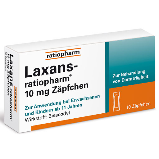 LAXANS-ratiopharm 10 mg Zäpfchen
