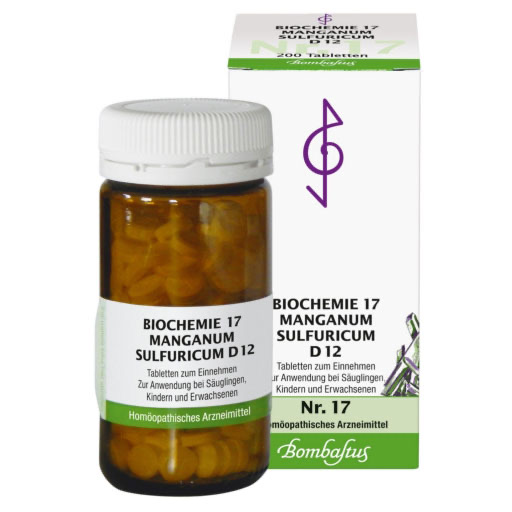 BIOCHEMIE 17 Manganum sulfuricum D 12 Tabletten