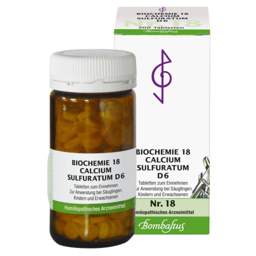 BIOCHEMIE 18 Calcium sulfuratum D 6 Tabletten