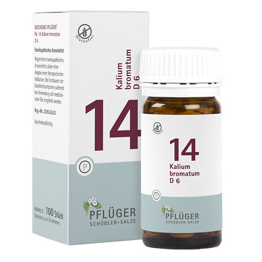 BIOCHEMIE Pflüger 14 Kalium bromatum D 6 Tabletten