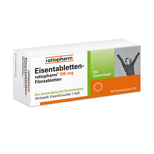 EISENTABLETTEN-ratiopharm 100 mg Filmtabletten