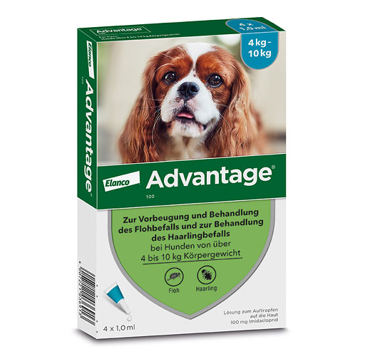 ADVANTAGE 100 Lösung f.Hunde 4-10 kg