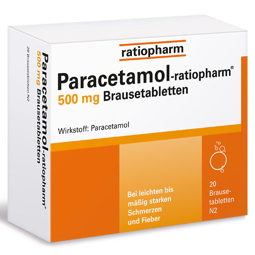 PARACETAMOL-ratiopharm 500 mg Brausetabletten
