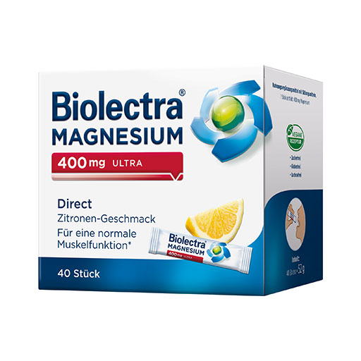 BIOLECTRA Magnesium 400 mg ultra Direct Zitrone