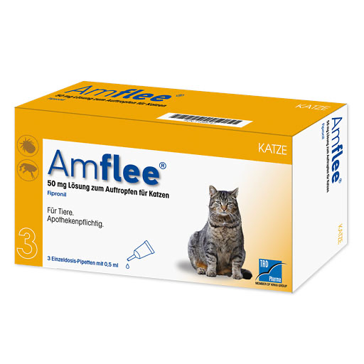 AMFLEE 50 mg Spot-on Lösung z.Auftropfen f.Katzen