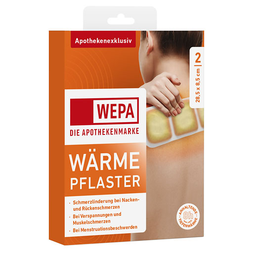 WÄRMEPFLASTER Nacken/Rücken 8,5x28,5 cm WEPA