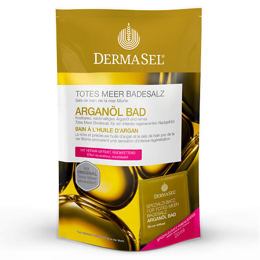 DERMASEL Totes Meer Badesalz+Arganöl