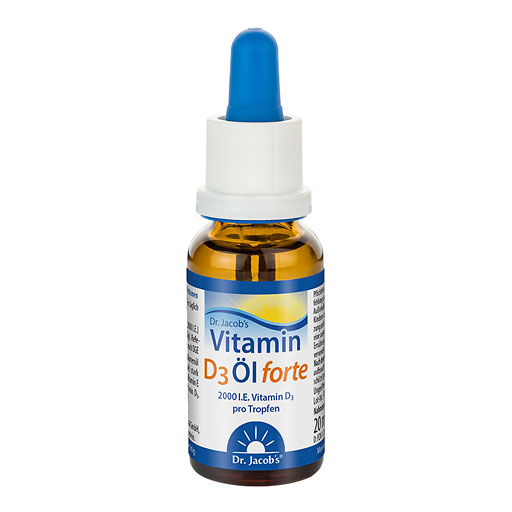 VITAMIN D3 ÖL forte 2000 I.E. hochdos.Dr.Jacob's