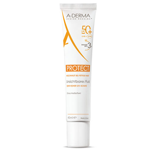 A-DERMA PROTECT SPF 50+ unsichtbares Fluid