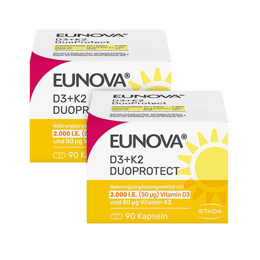 EUNOVA DuoProtect D3+K2 2000 I.E./80 μg Kaps.Kombi