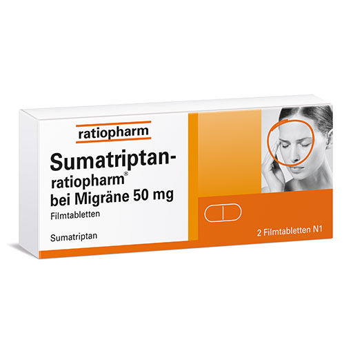SUMATRIPTAN-ratiopharm bei Migräne 50 mg Filmtabl.