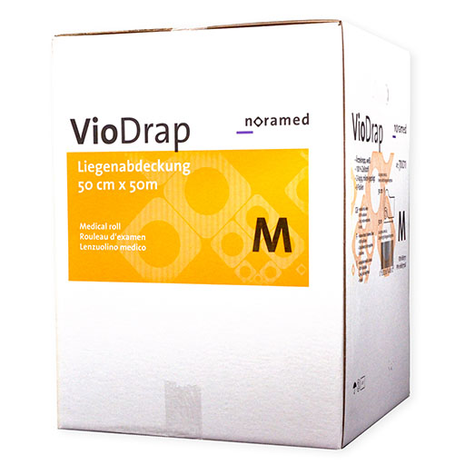 ÄRZTEKREPP 50 cmx50 m M 2l.Zellstoff VioDrap weiß