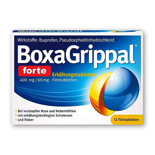 BOXAGRIPPAL forte Erkältungstab. 400 mg/60 mg FTA