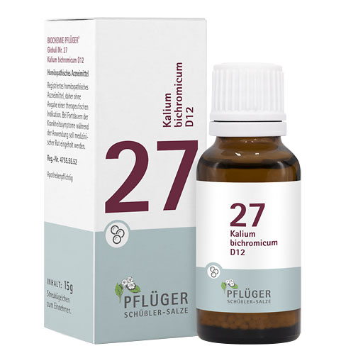 BIOCHEMIE Pflüger 27 Kalium bichromicum D 12 Glob.