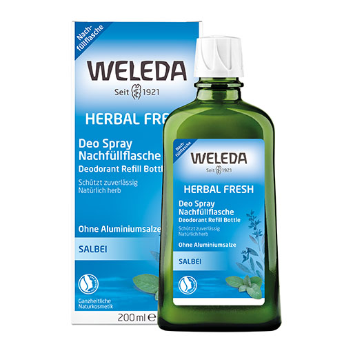 WELEDA Herbal Fresh Deo Spray Salbei Nachfüllfla.
