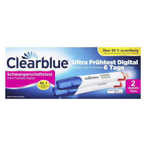 CLEARBLUE Schwangerschaftst.Ultra Frühtest digital