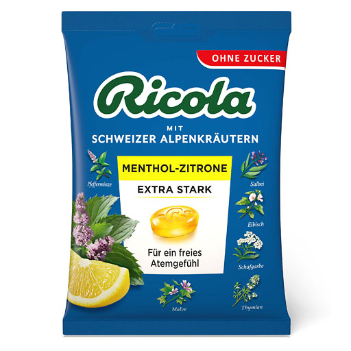 RICOLA o.Z.Beutel Menthol-Zitrone extra stark Bon.