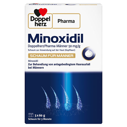 MINOXIDIL DoppelherzPharma Männer 50 mg/g Schaum