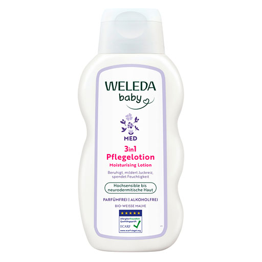 WELEDA 3in1 Pflegelotion weiße Malve