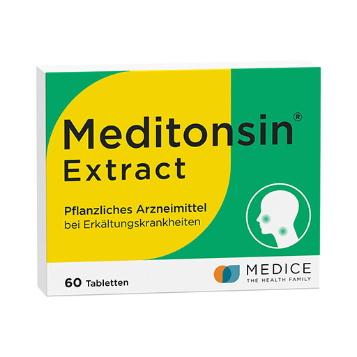MEDITONSIN Extract pflanzliche Erkältungstabletten